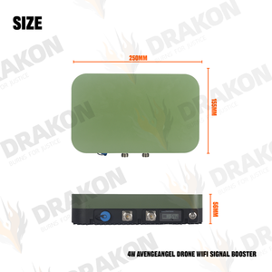 Усилитель сигнала дальнего следования 2,4 г 5,2 г 5,8 г 10 Вт 22 км 25dBi для Дронов DJI FPV, телекоммуникационный продукт - Product Image 2