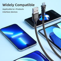 RFQ Best-seller Vente en gros d'usine Flexion améliorée Rotation à 180 degrés Forme en L Longueur 50cm Coude OEM Cordon USB rapide Câble chargeur