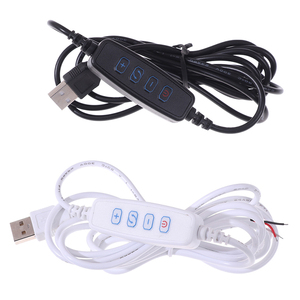 1PCS cho 5V <span class=keywords><strong>LED</strong></span> Dimmer <span class=keywords><strong>USB</strong></span> Port cung cấp điện đường dây cáp mở rộng với on off chuyển đổi Adapter Hot Bán - Product Image 6