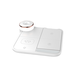 Accessoires de technologie de voyage Cargadores Pregable Para Celular Chargeur universel de téléphone portable avec lumière 15W pliable 3 en 1 Logo personnalisé - Product Image 1