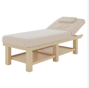 Mesa de Belleza Moderna al por Mayor, Muebles de Salón de Lujo, Cama de Masaje de Madera para Cuidado Corporal, Facial, de Pestañas y Spa - Product Image 4