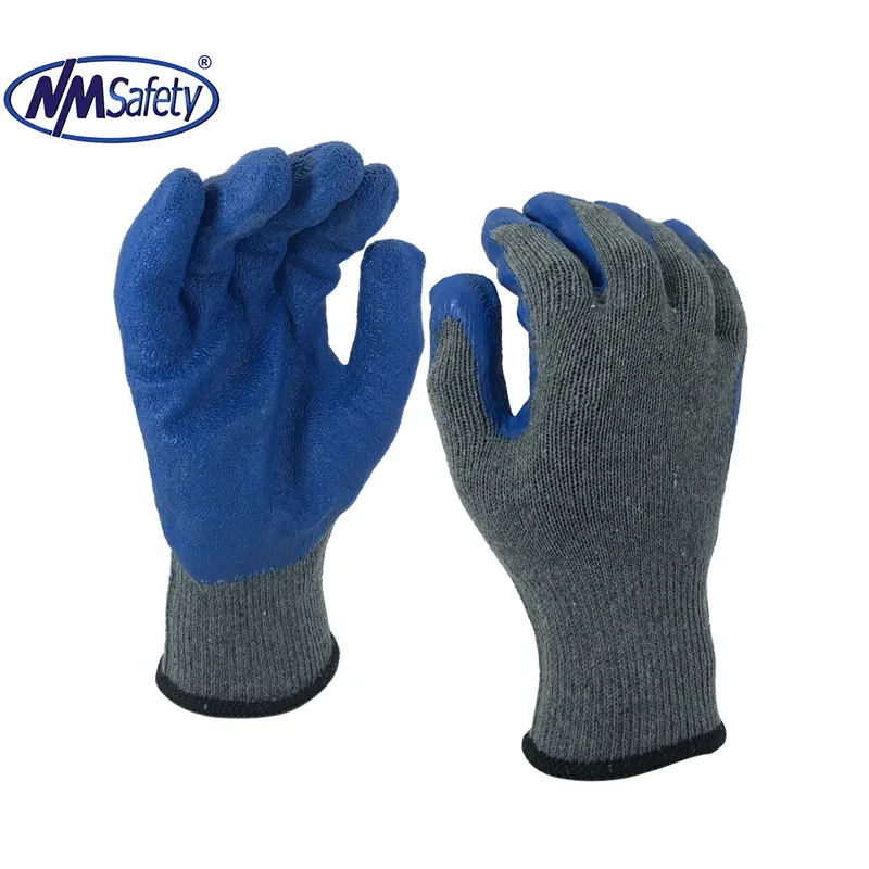 NMSAFETY Free Samples,Cotton Hand Gloves for Construction Workers/Latex Gloves China Manufactures/Reusable Latex Gloves