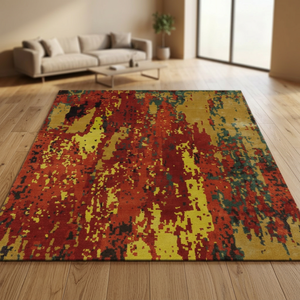 Alfombra para puerta de lana anudada a mano, Alfombra de lana hecha a mano suave y duradera de calidad superior para entrada, hogar, pasillo, decoración Interior de oficina - Product Image 1