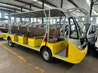 Bus électrique de tourisme convertible Renqi 4kW/72V, autonomie 80-100 km, vitesse 45 km/h, châssis en acier, essieu arrière robuste, idéal pour campus et centres de villégiature