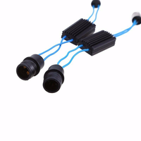 Adaptateur pour ampoules LED, résistance Canbus, correction des erreurs de clignotement, Bay9s 120 °   H21W se convertit en T10