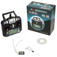 Télécommande Flysky I6 FS-I6 2.4G 6CH Émetteur Contrôleur FS-IA6 IA6B Récepteur pour Hélicoptère RC Avion Drone FPV