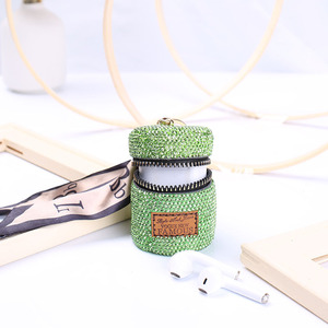 <span class=keywords><strong>Luxe</strong></span> Mini PU cuir Bling rouge à lèvres étui pochette <span class=keywords><strong>porte</strong></span>-<span class=keywords><strong>clés</strong></span> à la mode femmes <span class=keywords><strong>porte</strong></span>-<span class=keywords><strong>clés</strong></span> rouge à lèvres sac - Product Image 4