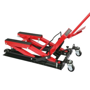 Cric à ciseaux robuste hydraulique réglable en hauteur, support universel pour moto, cric de levage de table - Product Image 5