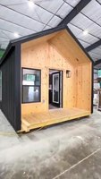 Kit de maison préfabriquée en bois de type 40, conception de production directe, maison de vacances, villa, bureau, entrepôt