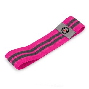 Bande de résistance jaune MAW avec rayures grises, élastique moyen, durable pour l'exercice, tous âges - Product Image 5