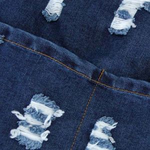 Sac à bandoulière en jean tendance, grande capacité, sac à main au design spécial, sac fourre-tout en jean pour femmes - Product Image 4