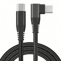 Câble de données double à 90 degrés, câble de charge rapide Type C vers Type C PD 60W, câble de charge pour ordinateur portable, téléphone