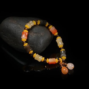 Pulsera de Jade Dorado Natural <span class=keywords><strong>Juan</strong></span> Yu, Estilo Chino Moderno, Sección Bambú de Guangzhou, Suministro Directo de Fábrica de Joyería, Transmisión en Vivo - Product Image 3
