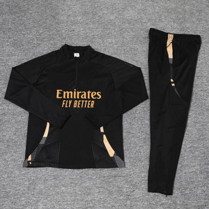 Traje de entrenamiento de fútbol de manga larga con media cremallera para hombre, camiseta de invierno y otoño - Product Image 1