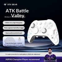 Controlador de Juego ATK Tomahawk Tri-Modo 2.4G/ Joysticks de Efecto Hall Ajustables con Frecuencia de Sondeo de 1000Hz para PC y Android