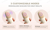 Nettoyeur de peau sonique rechargeable 2 en 1, imperméable, grattoir sonique, brosse nettoyante électrique pour le visage en silicone pour un nettoyage en profondeur des pores