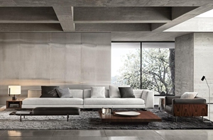 Tùy Chỉnh Sang Trọng Đồ Nội Thất Phòng Khách Đặt Phong Cách Bắc Âu Chính Hãng Da Cắt Sofa Cho Nhà Và Biệt Thự Sử Dụng - Product Image 2