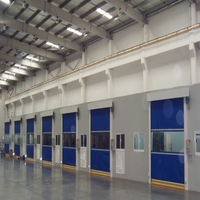 Portes de garage automatiques à enroulement rapide en PVC pour entrepreneurs et entreprises, pour lavage de voitures en libre-service, Chine