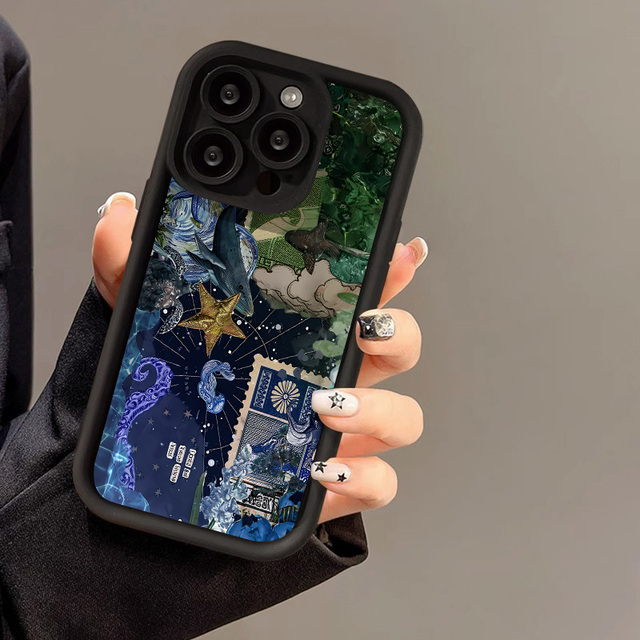 Stunning Ocean Planet Phone case Suitable for Apple iPhone & Samsung Galaxy Cases Support Customize DIY Pattern