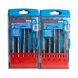 ชุดดอกสว่าน FIXTEC สำหรับเครื่องมือไฟฟ้า ราคาพิเศษ ดอกสว่านอเนกประสงค์ 5 ชิ้น แบบ SDS Plus สำหรับเจาะคอนกรีต รุ่น FSDSDK502 ดอกสว่านเจาะคอนกรีต FS - Product Image 1