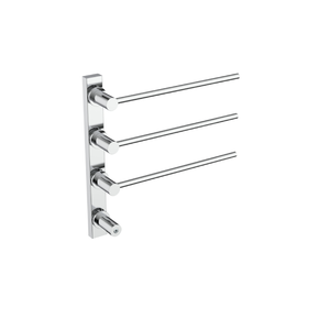 <span class=keywords><strong>Sèche</strong></span>-serviettes électrique mural en acier inoxydable <span class=keywords><strong>à</strong></span> économie d'énergie 38W avec 3 barres pour salle de bain, salle de sport et hôtel - Product Image 2