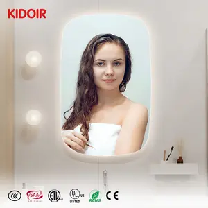 Kidoir Anti-Drop Led Smart Mirror Led Light Mirror Touch Sensor Switch Full Body Baño Desempañador Espejo con Led