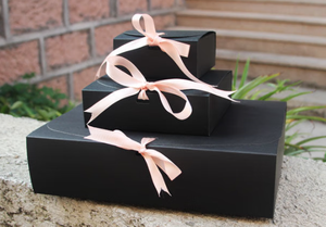 Paper <b>gift</b> box, <b>gift</b> box with satin ribbon <b>bow</b>, rectangle folding <b>gift</b> box - Product Image 3