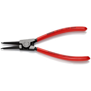 Alicates para anillos de retención KNIPEX 46 11 G4 para sujetar anillos en ejes con revestimiento de resina negra 180 - Product Image 2