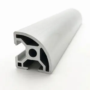 3030弧形欧洲标准t形工业机械铝阳极覆层型材框架高质量