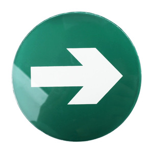Plaques de protection en verre trempé scintillant sur mesure, rondes, pour sorties de secours - Product Image 1
