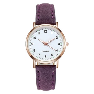 Fashion Luminous Pointer <b>Watch</b>, Frosted Leather Casual <b>Watch</b>, Simple Digital Mechanical <b>Watch</b> Wholesale - Product Image 5