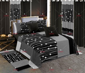 2025 Mới Bộ Đồ Giường Bộ Sưu Tập 13 Miếng Tấm Ga Giường Đặt Vua Kích Thước Bộ Đồ Giường Bộ Và Rèm Cửa - Product Image 2