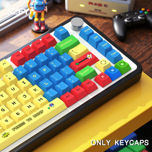 Teclas PBT para Consola de Juegos Retro, 135 Teclas, Perfil Cherry, Juego de Teclas Personalizadas con Sublimación de Tinta, Teclas Vintage para Juegos - Product Image 3