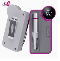 Lime à ongles rechargeable portable, forme stylo haute puissance, pour manucure/pédicure professionnelle, usage domestique ou en salon, charge USB