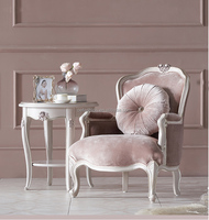 OE-FASHION Salon Mobilier De Salon classique Fauteuil Rose Luxe Unique Canapé chaise rose canapé