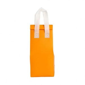 Sac isotherme jetable personnalisé en non-tissé avec feuille d'aluminium et poignée longue pour la livraison de café et de boissons - Product Image 4