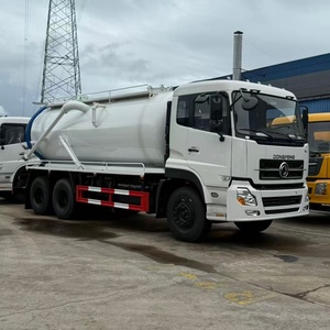 รถดูดสิ่งปฏิกูลแบบแมนนวลคุณภาพสูง Dongfeng 6x4 สำหรับทำความสะอาดถังบำบัดน้ำเสียและท่อระบายน้ำ ขาย - Product Image 2