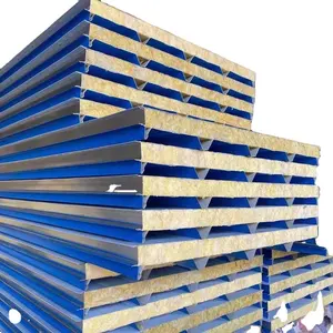 Color Steel Metal Sandwich Panel Price Board Insulated XPS EPS PU Rock Wool Glass Wool Wall Roof Sandwich Panel