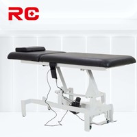 Meilleur lit de massage chiropratique électrique réglable en 2 sections, durable, avec cadre métallique, pour hôtel et salle de sport