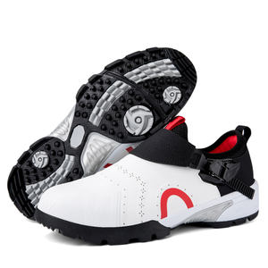 Factory Wholesale Anti-collision Golf Shoes Unisex Carved Decor <b>Shock</b> <b>Absorbing</b> Breathable Outdoor Training Golf Shoes - Product Image 1