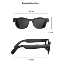 Lunettes Intelligentes Ultra-Performantes L1 avec Caméra 1300W pixels, Étui de Recharge Inversée, Wi-Fi et Reconnaissance d'Images par IA Cloud