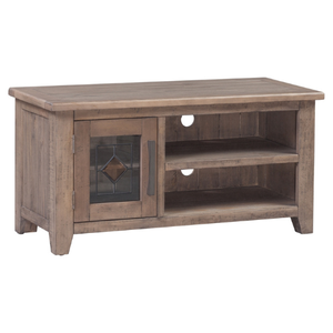 Meuble TV moderne fait à la main en bois massif à 1 porte à prix compétitif en chêne/pin/acacia pour la maison, hôtel, salon, meubles fabriqués - Product Image 3