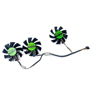 Ventilador de refrigeración 75MM 7PIN PLA08015S12HH FD8015U12D para <span class=keywords><strong>ASUS</strong></span> TUF GTX1660Ti 1660Super RX <span class=keywords><strong>5700</strong></span> <span class=keywords><strong>XT</strong></span> TUF X3 OC ventiladores de tarjeta de vídeo - Product Image 4