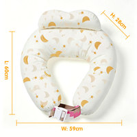 Coussin d'allaitement gonflable réglable personnalisé pour bébé nouveau-né 0-12 mois, en forme de U, pour la grossesse et la maternité