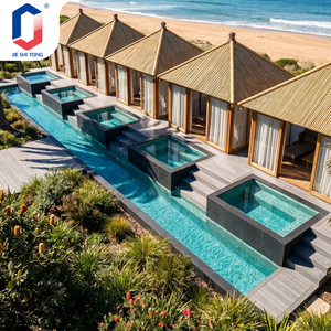 Fiberglass Above Ground Container Swimming <b>Pool</b> For Resort Hotel Garden With Complete Equipment <b>Pool</b> - Product Image 1