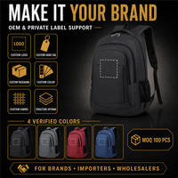 Mochila Personalizada con Múltiples Compartimentos, Almacenamiento en Capas Resistente al Agua y Correas Acolchadas para la Escuela, Viajes, Negocios y Uso Diario