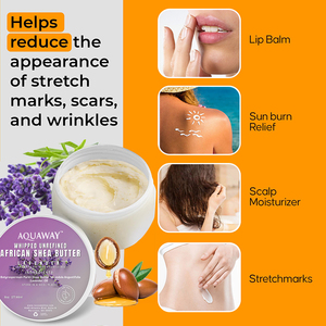 Nhãn hiệu riêng tự nhiên thuần chay hoa oải hương Whipped bơ cơ thể dưỡng ẩm hữu cơ hoa oải hương whipping Shea bơ kem cơ thể - Product Image 4