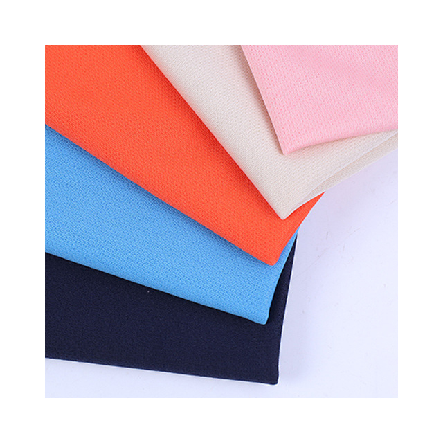 100% Полиэстеровая окрашенная однотонная трикотажная разноцветная сетчатая переработанная Сетка глаза птицы ткань