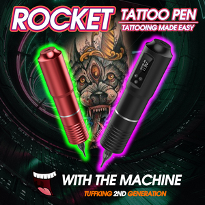 Tuffking, bolígrafo recargable inalámbrico profesional, batería de alta capacidad, juego de ametralladora de tatuaje OEM Digital para estudio de arte de tatuaje - Product Image 2