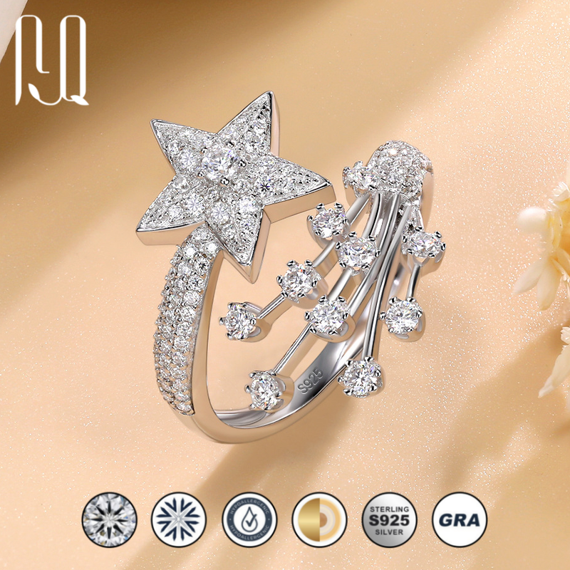 PYQ 3 Carat Moissanite Ring With